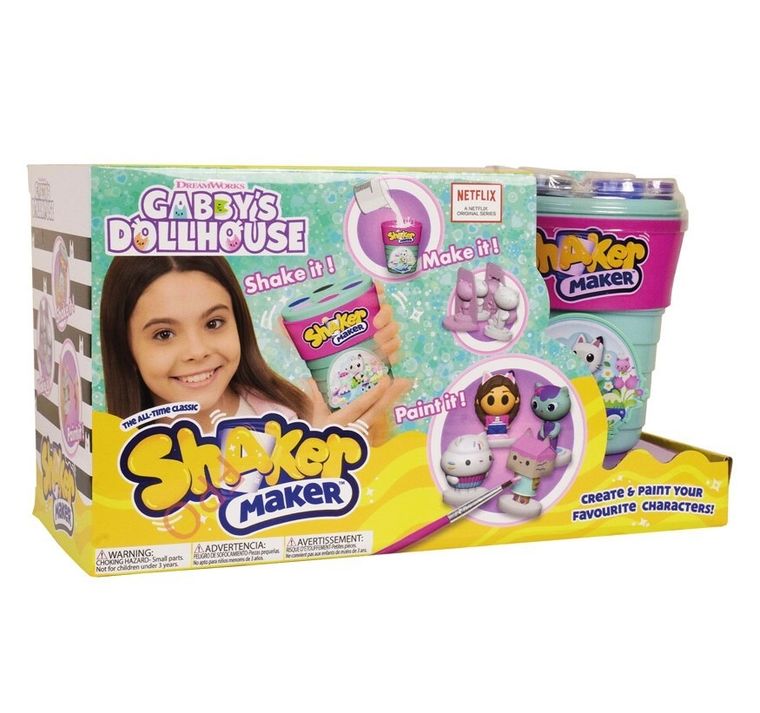 Koci Domek Gabi, Shaker Maker, zestaw kreatywny do tworzenia i malowania figurek