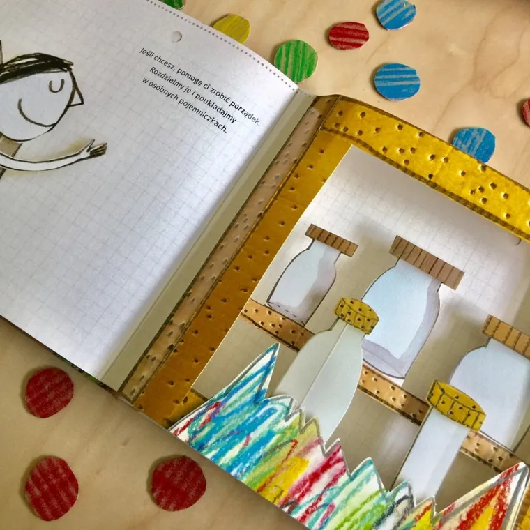 Kolorowy potwór. Pop-up