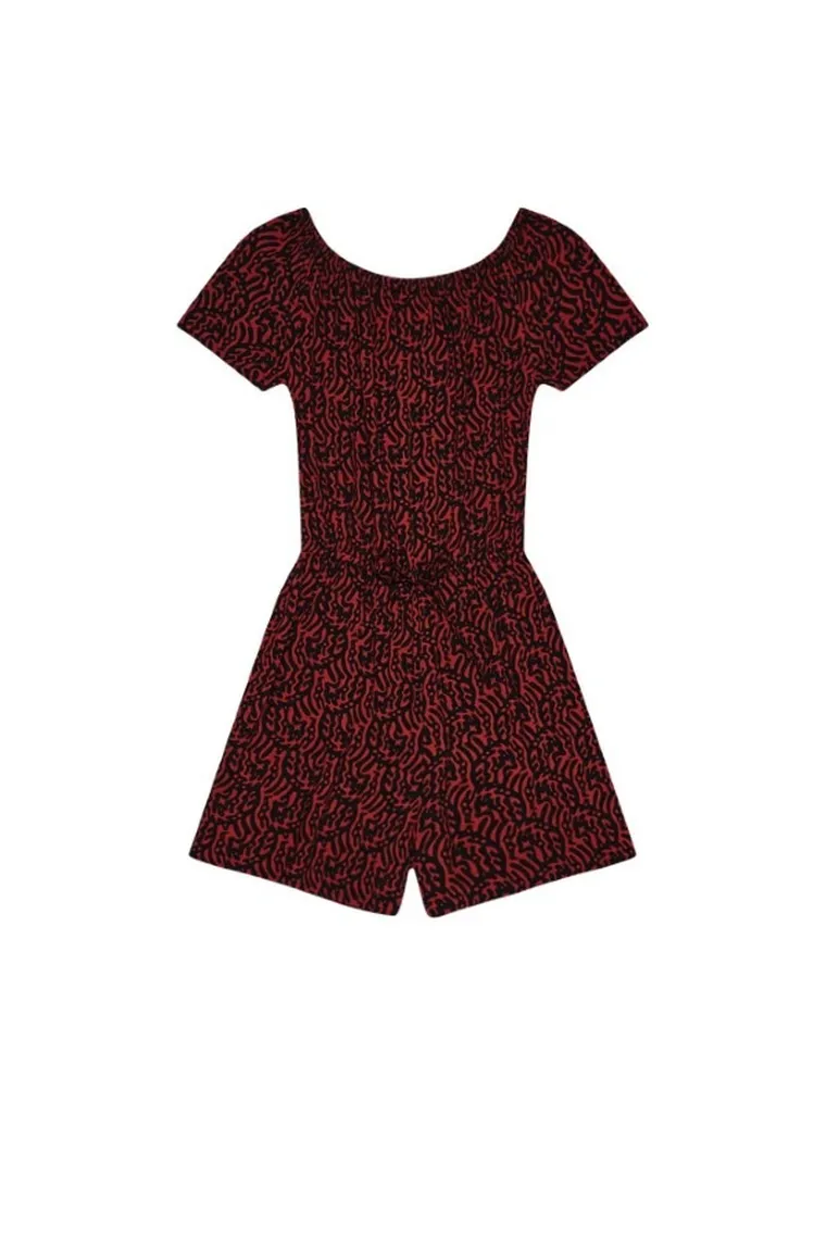 Kombinezon damski, czerwony, Moodo