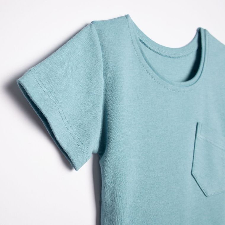 Komplet chłopięcy, T-shirt, Szorty, niebieski, Nicol