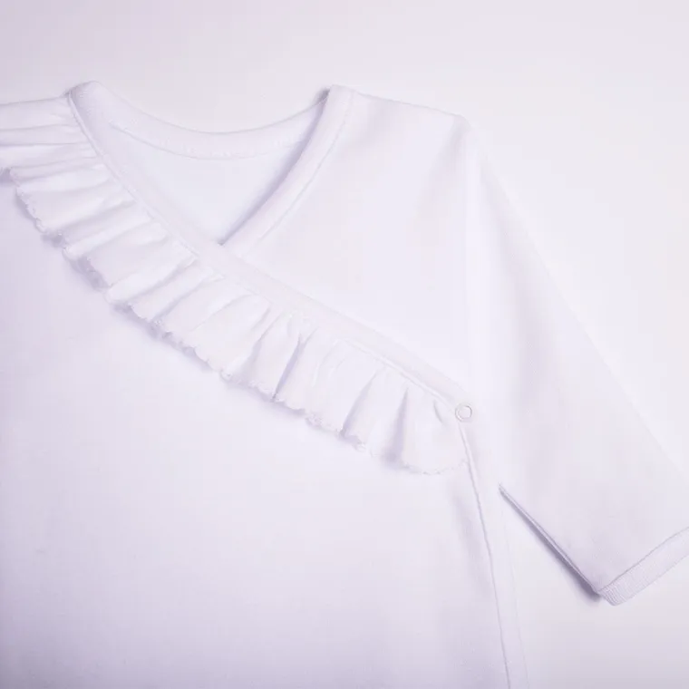 Komplet dziewczęcy 5-częściowy, biały, Nicol