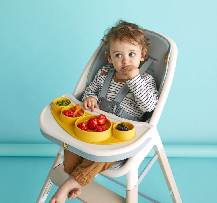 Koo-di, Tiny Tapas, talerz silikonowy, Buttercup