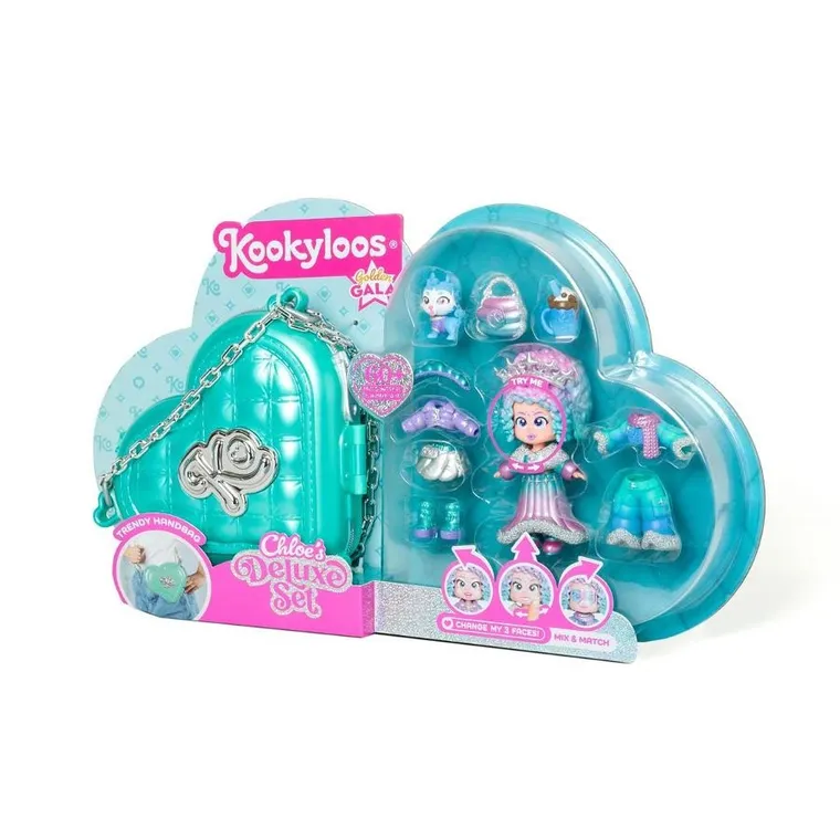 KookyLoos, Golden Gala, Chloe, zestaw z figurką w torece