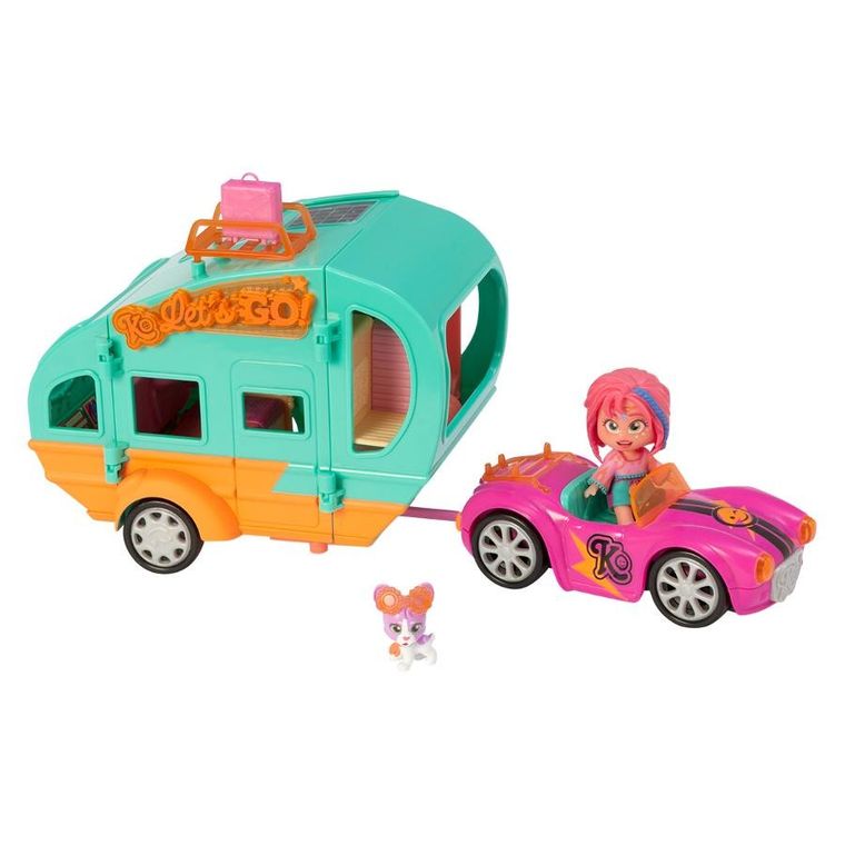 KookyLoos, Mia's Kooky Caravan, przyczepa kempingowa, zestaw z figurką