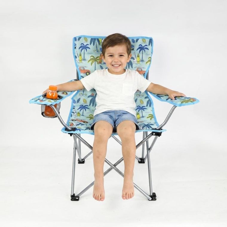 Koopman, krzesło turystyczne, składane, dziecięce, niebieskie
