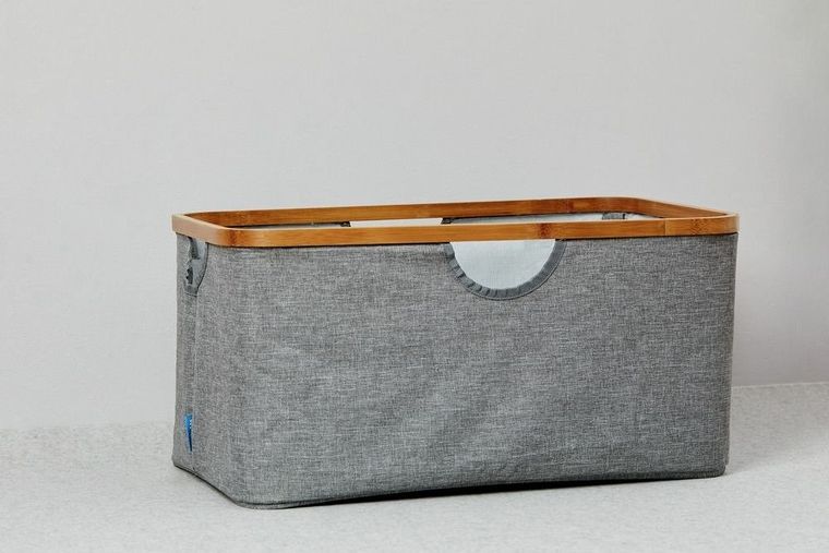 Kosz do przechowywania Bahari Bamboo, z uchwytami