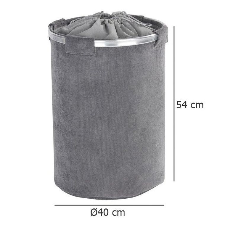 Kosz na pranie, Cordoba, szary, 68l