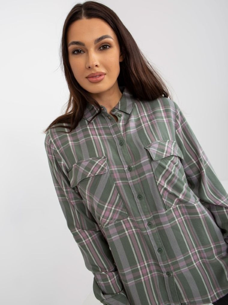 Koszula damska, khaki, Factory Price