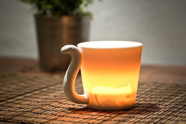 Kotek, kubek z ogonkiem