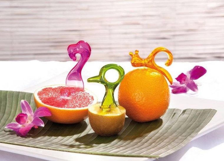 Koziol, zestaw Energy-tools: obieraczka, 2x łyżka, 3 szt.