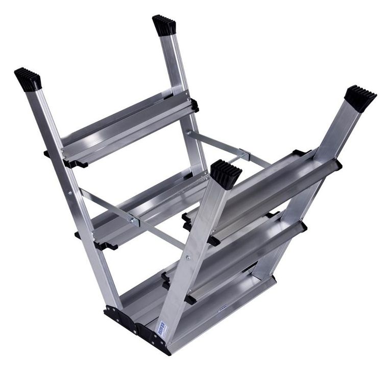 Krause, Treppo, schodki składane, 2-3 stopnie, 126030