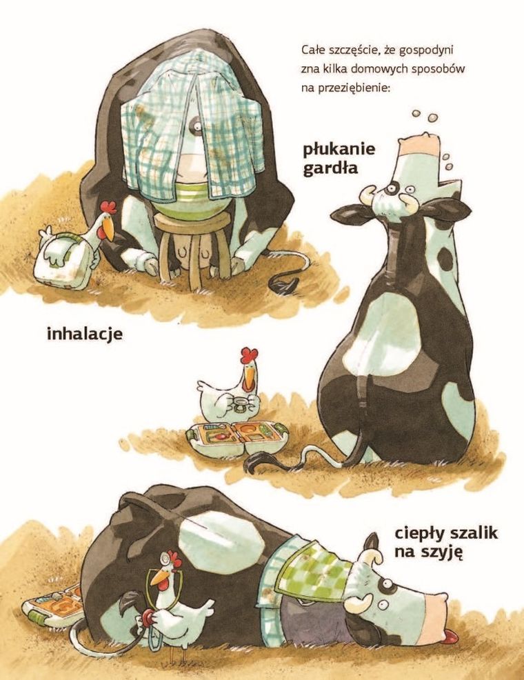 Krowa Matylda jest chora