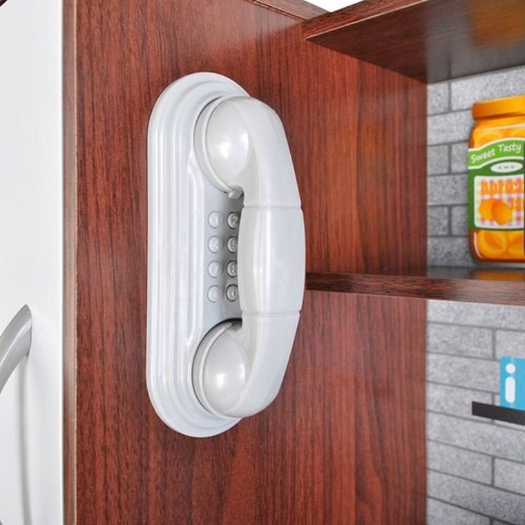 Kruzzel, kuchnia drewniana, ciemny brąz