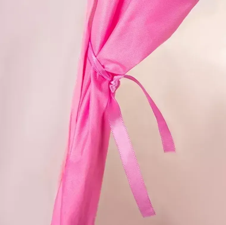 Kruzzel, namiot składany z lampkami, różowy