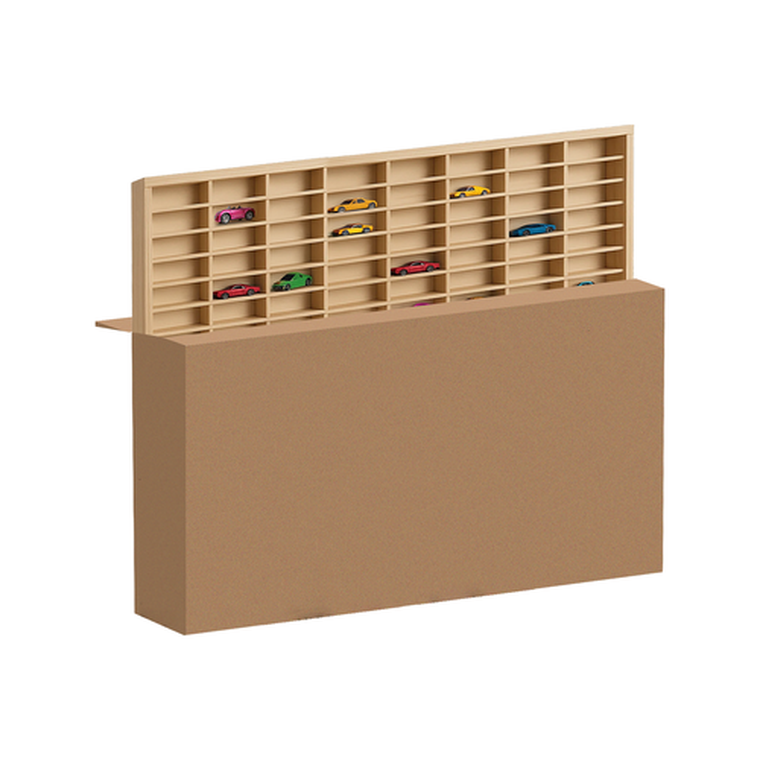 Kruzzel, półka drewniana na auta