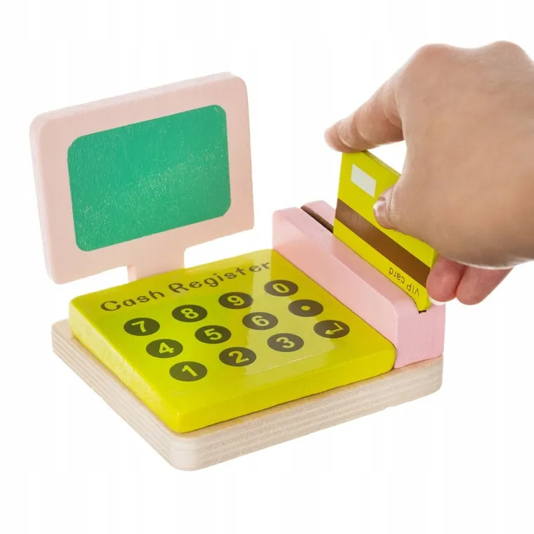 Kruzzel, stragan z akcesoriami, drewniany