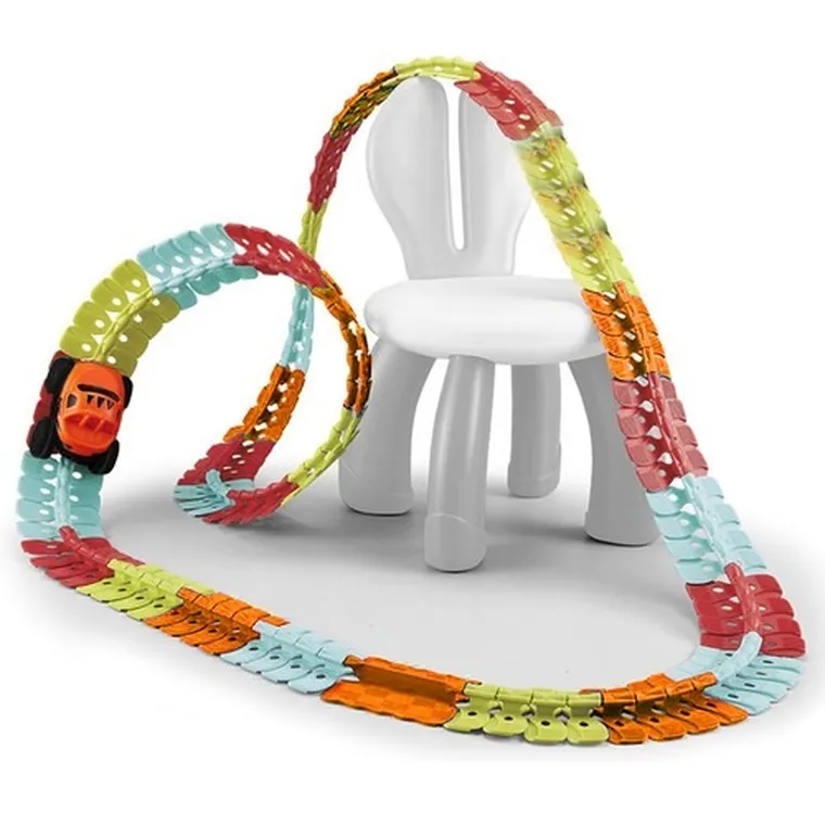 Kruzzel, tor wyścigowy z autkiem, 193 elementy