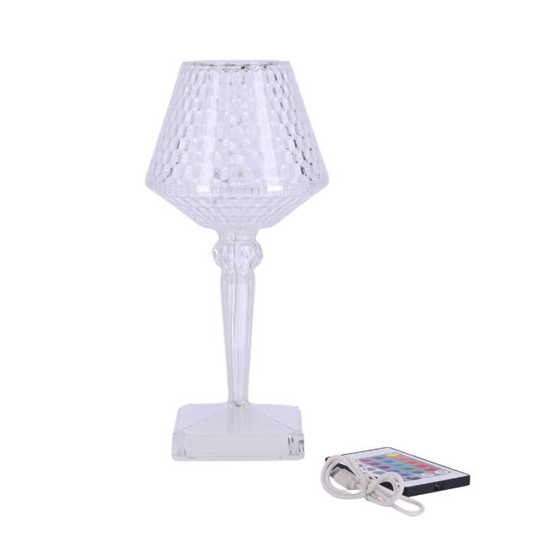 Kryształowa lampa LED, 25 cm