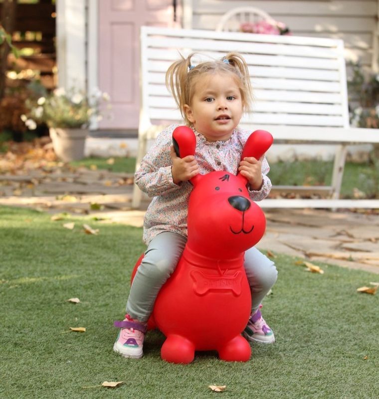 K's Kids, gumowy skoczek, piesek Patryk