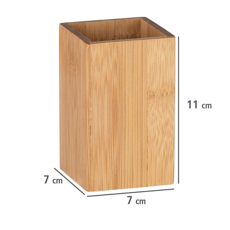 Kubek na szczoteczki do zębów, Padua, bambusowy