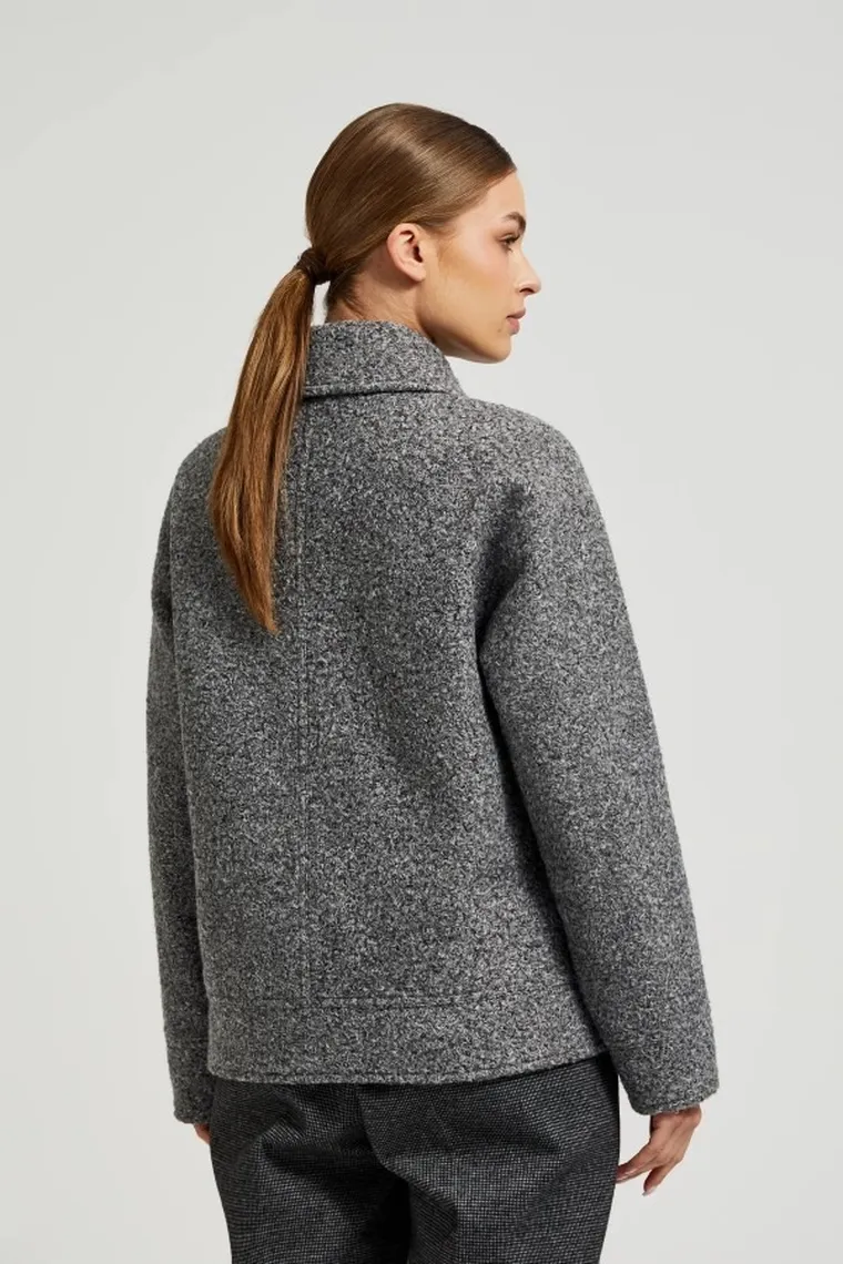 Kurtka damska, szara, Moodo