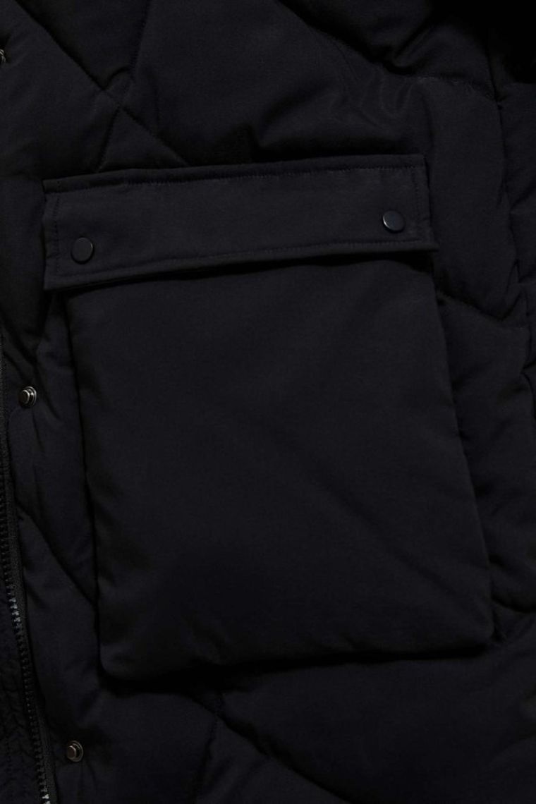 Kurtka damska z kapturem, 2w1, czarna, Moodo