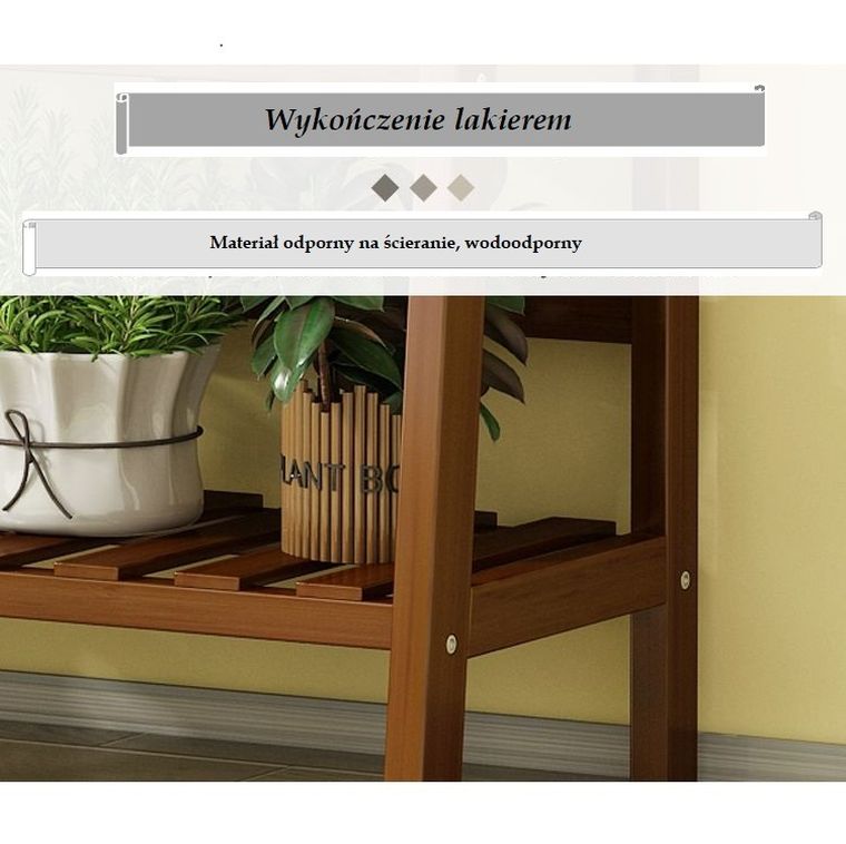 Kwietnik 3-poziomowy, 100 cm