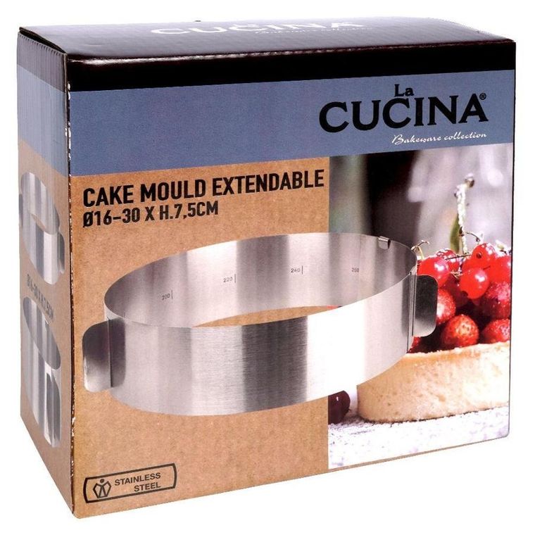 La Cucina, forma do pieczenia, stalowa obręcz, 16-30 cm