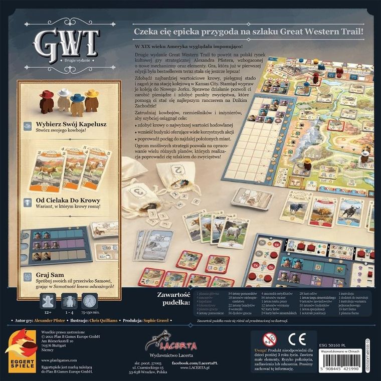 Lacerta, Great Western Trail (druga edycja), gra strategiczna