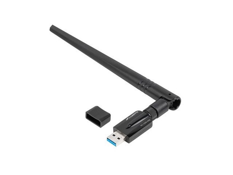 Lanberg, bezprzewodowa karta sieciowa, USB NC-1200-WIE AC1200 USB 3.0 DUAL BAND