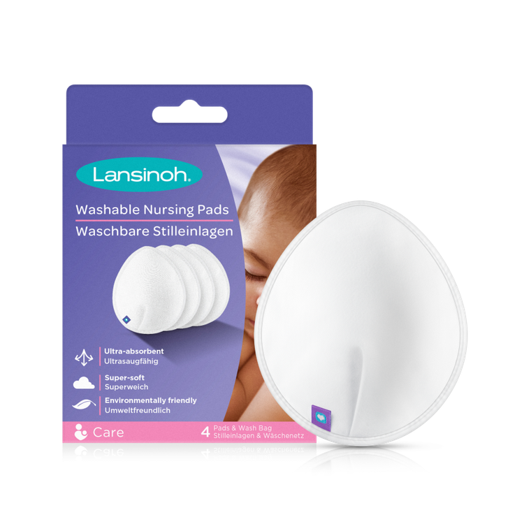 Lansinoh, wkładki laktacyjne wielorazowego użytku, 4 szt.
