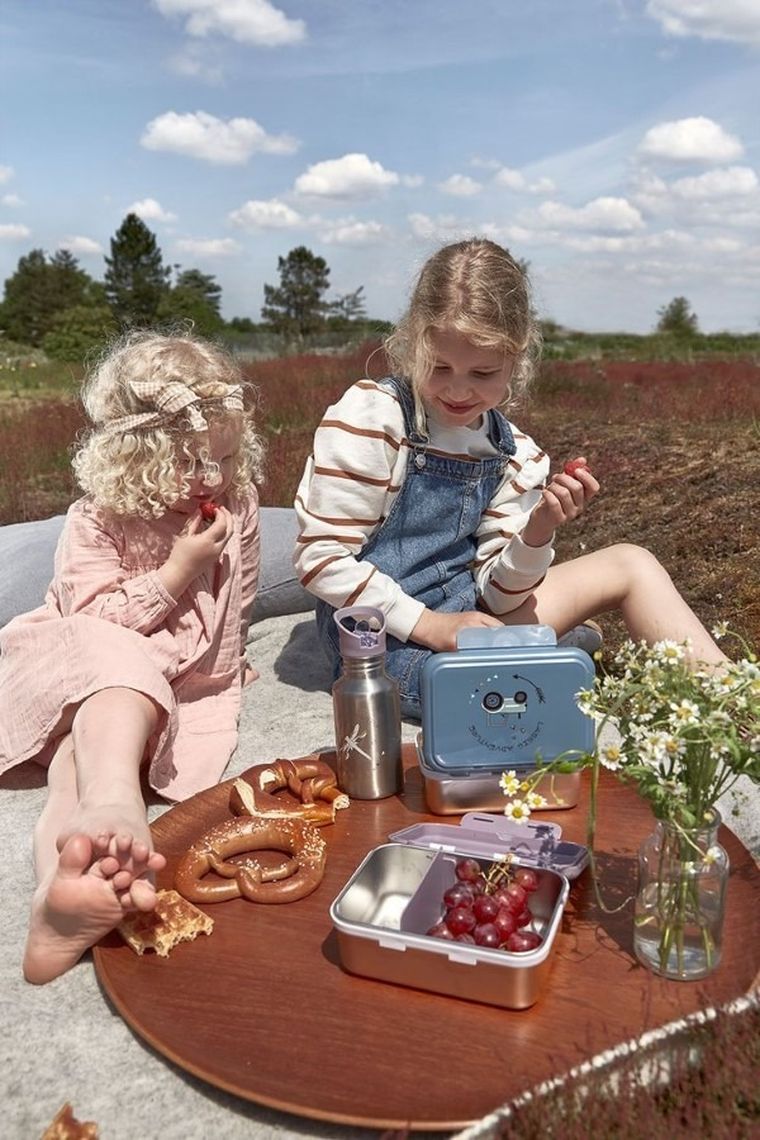 Lassig, Adventure, Traktor, lunchbox ze stali nierdzewnej
