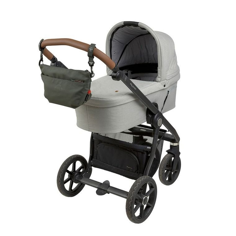 Lassig, Green Label, Buggy Bum Bag, torba dla mam, dark olive