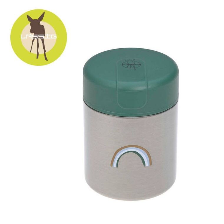 Lassig, Happy Rascals Smile, termos obiadowy, Sky Blue, 315 ml