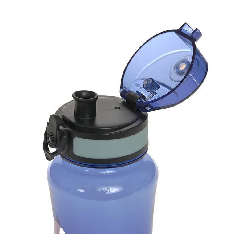 Lassig, Little Gang, Smile, zestaw na lunch: lunchbox + tritanowa butelka 460 ml, caramel/blue