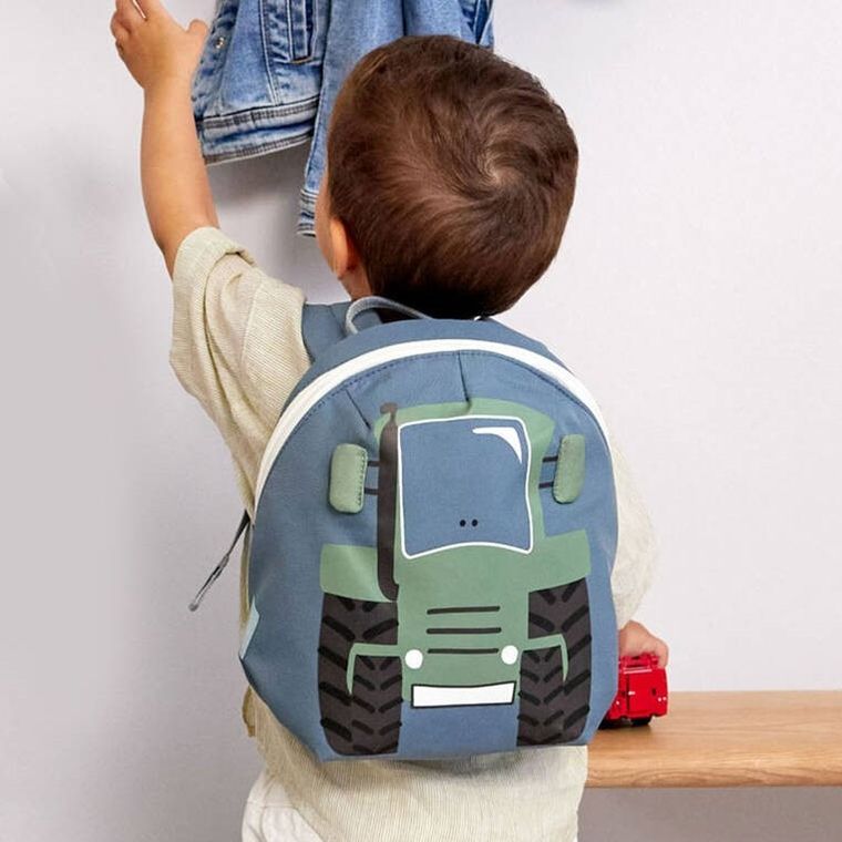 Lassig, Tiny Drivers, plecak dla przedszkolaka, traktor
