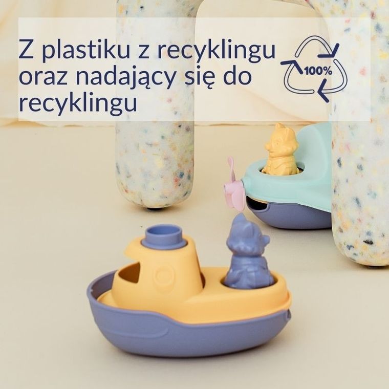 Le Jouet Simple, mój pierwszy statek, 2w1, niebieski