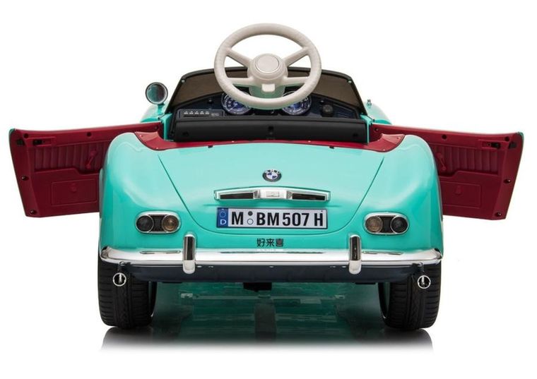 Lean Cars, BMW Retro, pojazd na akumulator, SX1938, jasno niebieski