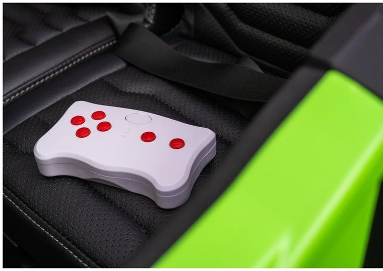 Lean Cars, Buggy Arctic Cat Wildcat XX, pojazd na akumulator, 24V14AH, zielony