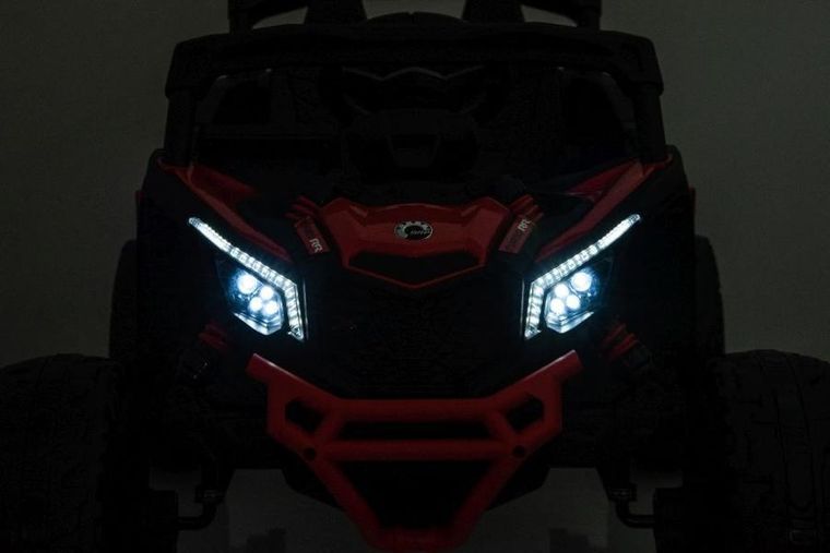 Lean Cars, Buggy Can-Am, pojazd na akumulator, DK-CA003, czerwony