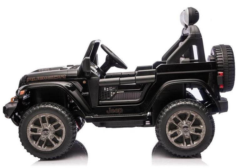 Lean Cars, Jeep Rubicon, pojazd na akumulator 4-4, DK-JWR556 4-200W 24V, czarny