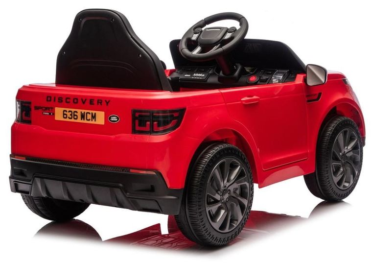 Lean Cars, Land Rover Discovery, pojazd na akumulator, DLS-K06, czerwony