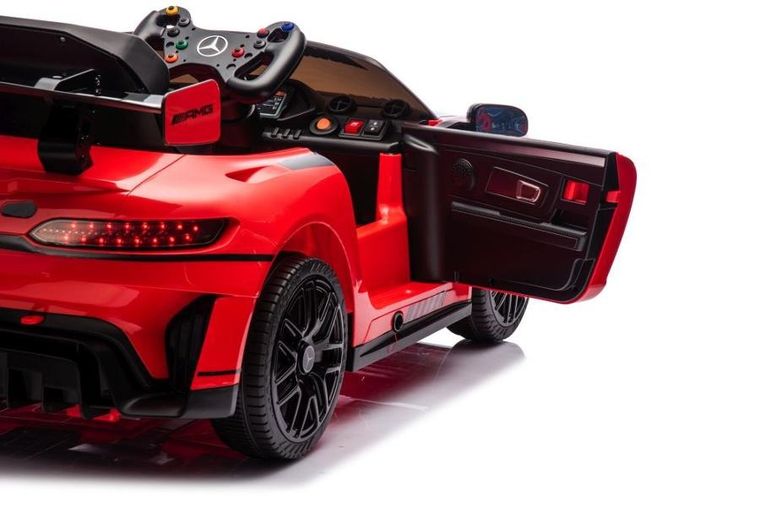 Lean Cars, Mercedes AMG GT3, pojazd na akumulator, czerwony
