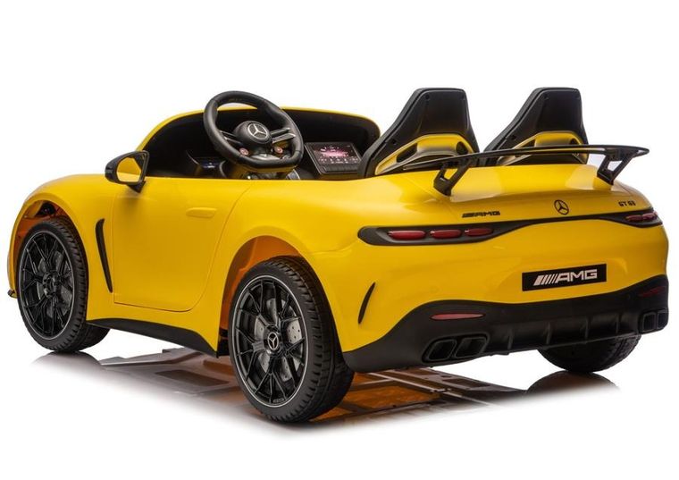 Lean Cars, Mercedes GT63 AMG, pojazd na akumulator, DK-GT63 24V LCD, żółty