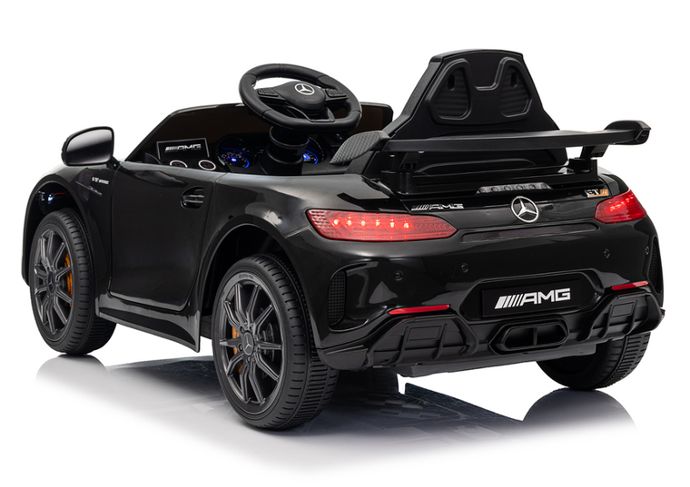 Lean Cars, Mercedes GTR, pojazd na akumulator, czarny