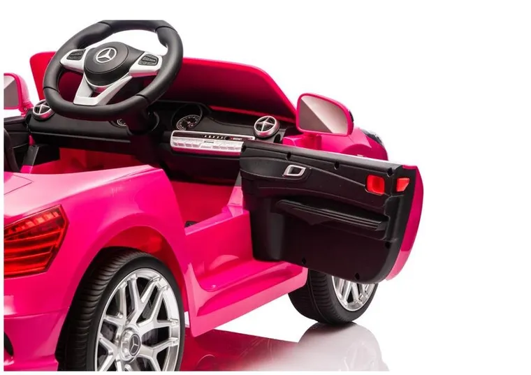 Lean Cars, Mercedes SL500, pojazd na akumulator, S506, różowy