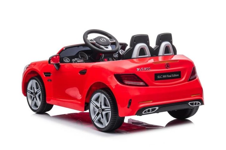 Lean Cars, Mercedes SLC 300, pojazd na akumulator, czerwony