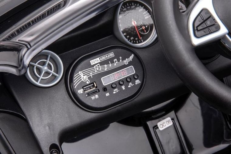 Lean Cars, Mercedes SLC 300, pojazd na akumulator, niebieski