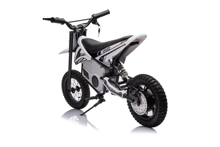 Lean Cars, motor crossowy, pojazd na akumulator, A9901, biały