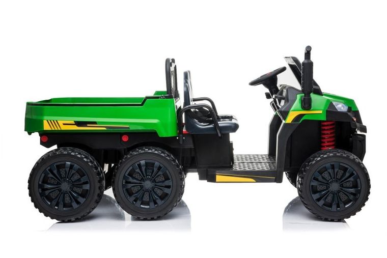 Lean Cars, pojazd na akumulator, A730-2 24V, zielono-czarny